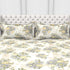 Carmel 100 % Cotton Satin 220 TC Fitted Sheet Set With 2 Pillow Cover - 1
